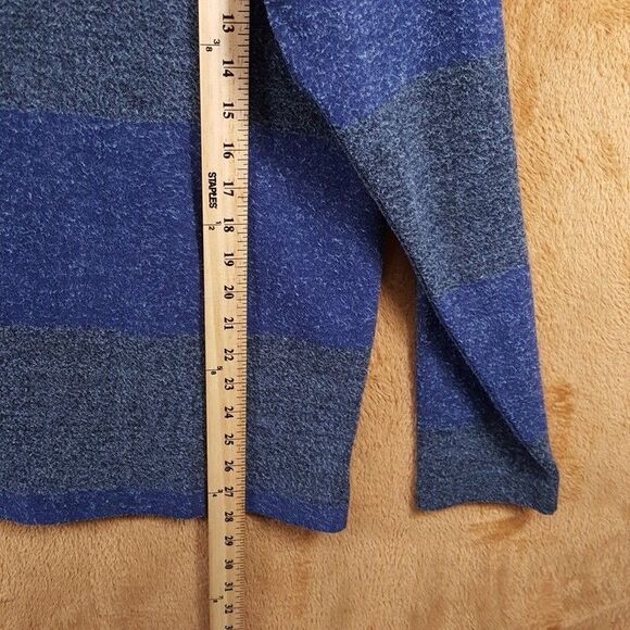 NORSE PROJECTS Polo Shirt Mens Small Blue Gray Brushed Rugby Long Sleeve $325 - Picture 8 of 9